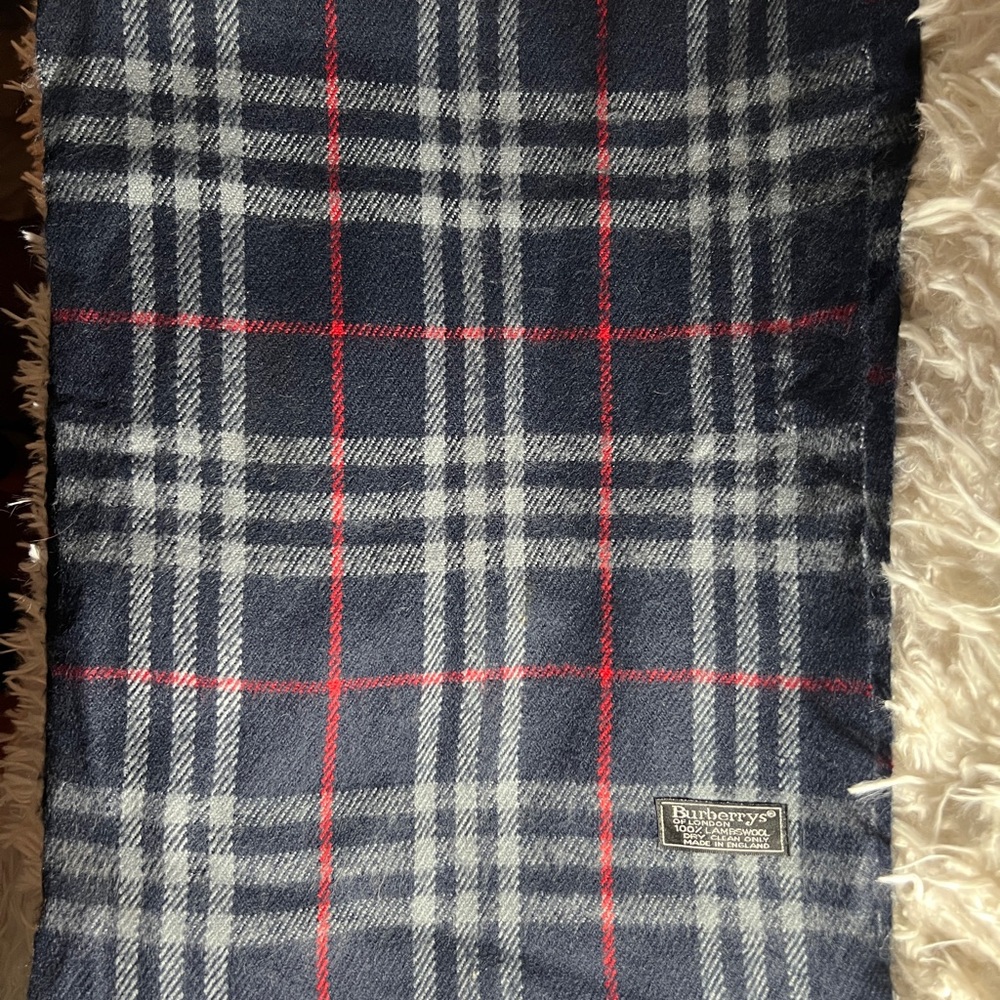 Burberry Plaid Wool Scarf - Picture 9 of 9